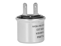 Relé Intermitente Led Con Carcasa De Aluminio, 2 Pines, Bajo Consumo De Energía, 12 V Para Señalización.