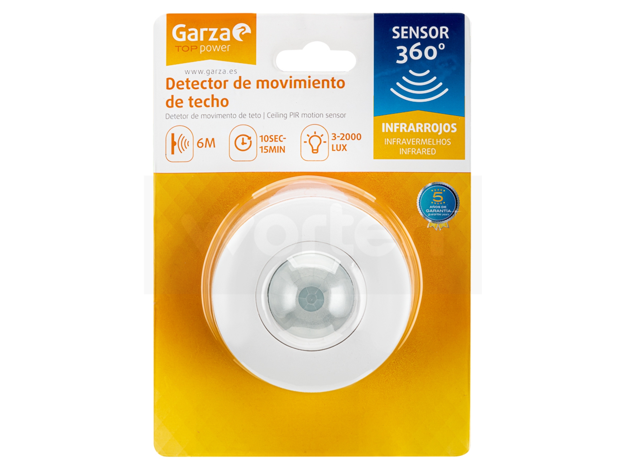 Detector de Movimiento techo GARZA 430039