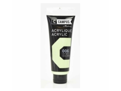 Tinta Acrílica CAMPUS (Verde Pastel N°006 - 100ml)