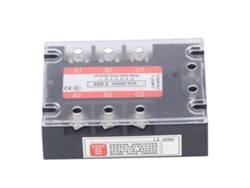 Relé De Estado Sólido Trifásico Módulo Ssr Ac Control Dual Scr Entrada 90v Salida 24-480v 60a