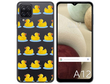 Carcasa Samsung Galaxy M12 TUMUNDOSMARTPHONE Dibujos Transparente Multicolor