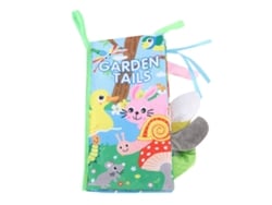 Bjww-livro De Tela Para Bebês Educativo Precoce Com Cauda Animal 3d E Anel De Papel