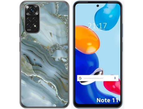 Carcasa Xiaomi Redmi Note 11 TUMUNDOSMARTPHONE Dibujos Mármol 09 Multicolor