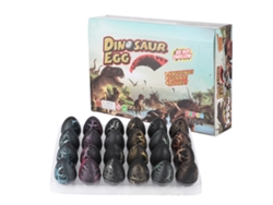 24 Huevos De Dinosaurio Que Crecen En El Agua, Juguete De Pascua Para Niños, Juguete Novedoso, Color Negro.