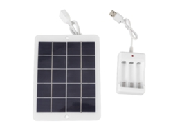 Cargador De Batería Portátil Con Panel Solar De 3w Y 5v - Alta Eficiencia Para Uso En Exteriores Y Proyectos De Bricolaje.