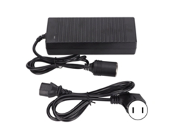 Convertidor De Ca A Cc De 8 A Y 12 V, Adaptador Para Toma De Mechero De Coche, Aspiradora, Inflador De Neumáticos, Enchufe Estadounidense.