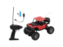 Carro De Controle Remoto Off Road 1:18 2wd Liga Carregável Brinquedo Para Crianças Vermelho