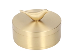 Cenicero Retro De Latón Dorado Con 4 Compartimentos, Resistente Al Viento, Con Forma De Pájaro, Ideal Para Coche Y Hogar.