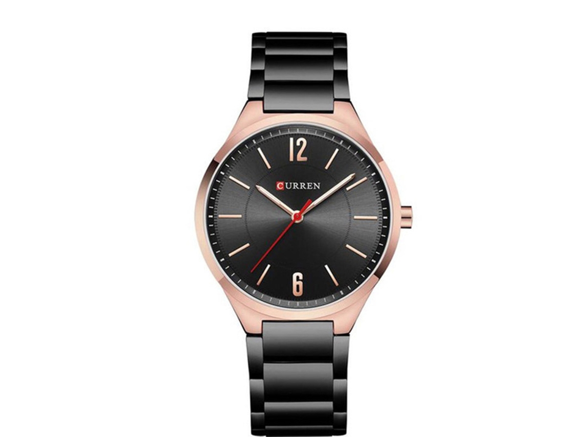 Reloj De Pulsera De Cuarzo Para Hombre, Sencillo Y Elegante, De Aleación, Estilo Casual De Negocios.