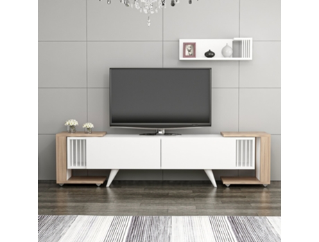 Mueble de TV [EN.CASA] (Aglomerado - Blanco - 41 x 150 x 32 cm)