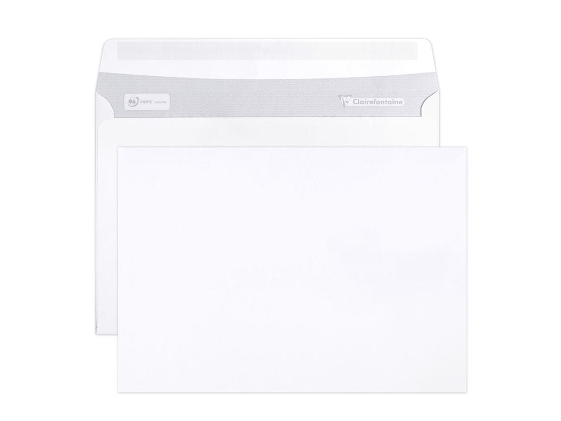 Sobre autoadhesivo CLAIREFONTAINE 90 g (x500)