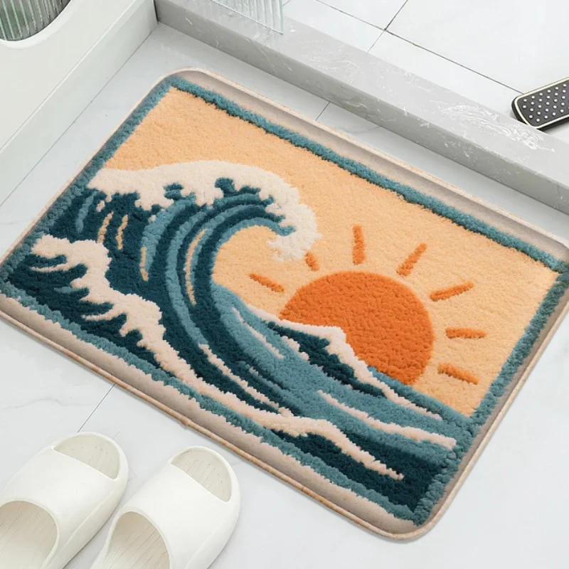 (estilo 3 80x120cm) Alfombra De Baño Con Bonito Diseño De Dibujos Animados, Suave Y Cómoda.