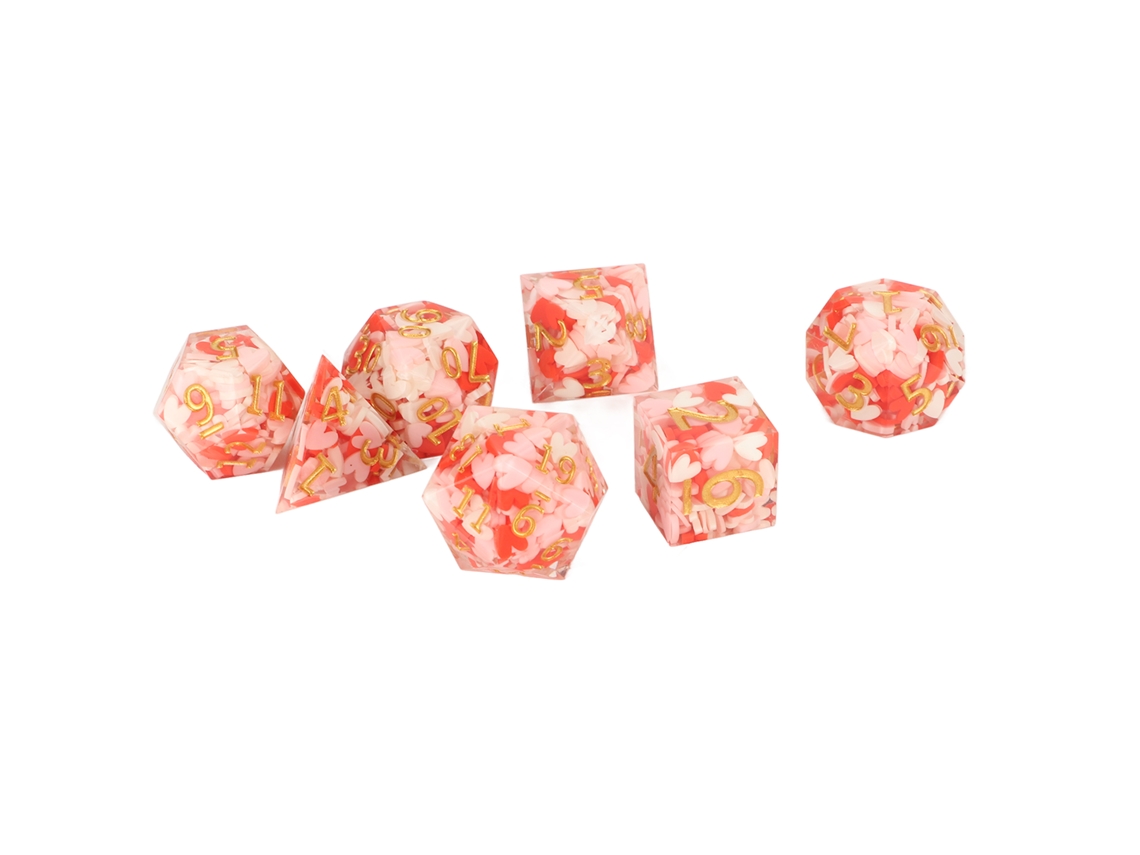 Walshlxq-dados Poliédricos De Resina D6 De Alta Equilibrio Con Números Claros Para Juegos De Rol Y Mesa Multifuncionales