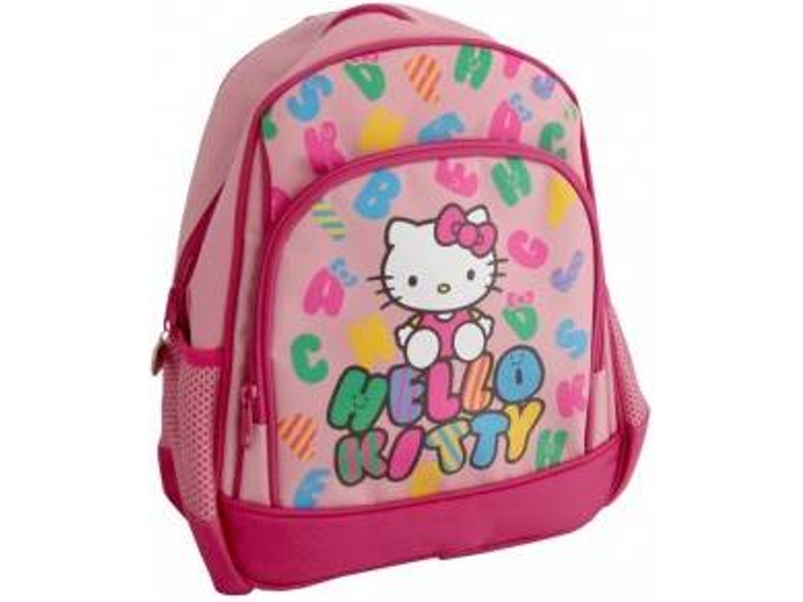 Mochila HELLO KITTY Alphabet (Rosa - PVC - 32x25x11cm)