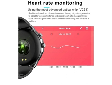 Smartwatch ALIMENTACIÓN YIZ1311 Negro