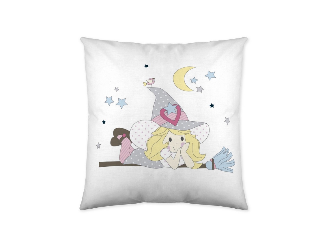 Almohada Decorativa COOL KIDS Witch (Algodón - 50 x 50 cm)