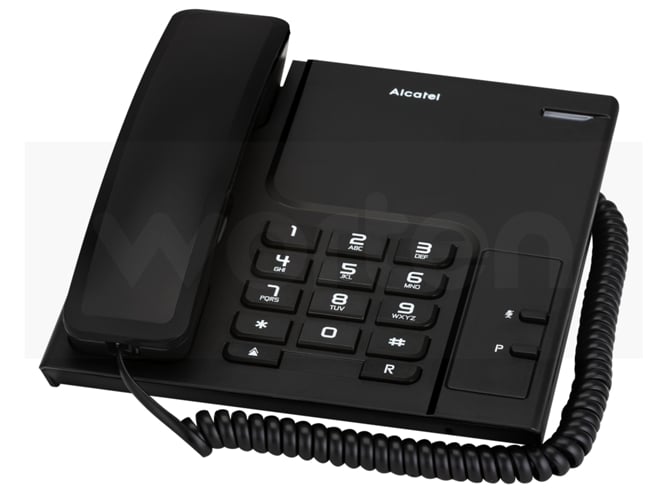 Teléfonos Fijos Inalámbricos y de Sobremesa - Alcatel T06 CE Negro / Teléfono  fijo ALCATEL, Negro