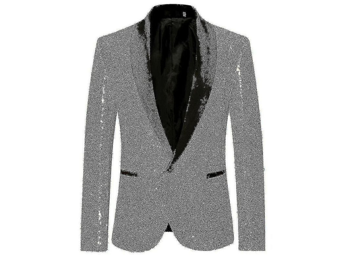 2026-chaqueta Casual Con Lentejuelas Para Hombre Traje De Fiesta Celebración Boda