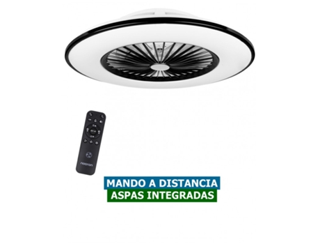 Ventilador de Techo Sin Aspas NOATON 11056Br Vega / 56Cm / Con Luz Led Y Mando / Altavoz