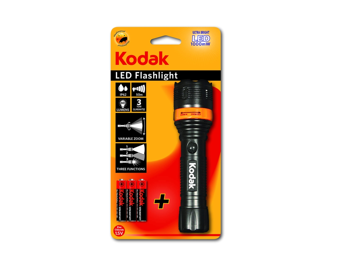 Linterna LED Kodak Focus 157, 60 lúmenes, nueva