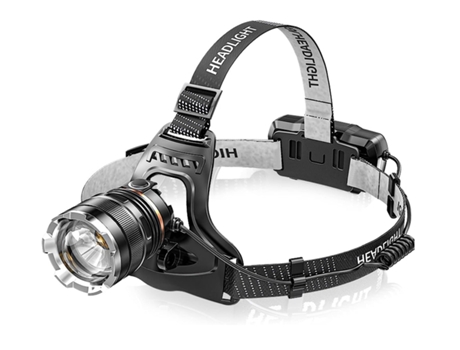 Linterna Frontal Led con Sensor de Movimiento Luz de Advertencia Roja Linterna Frontal Ajustable Impermeable Usb Recargable 5200Mah Negro BISBISOUS...