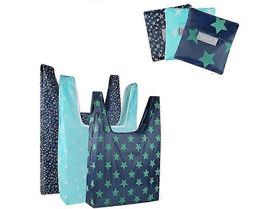 Bolsa de compras plegable de gran capacidad, reutilizable, impermeable, ecológica con GOKOCO