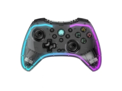 Mando inalámbrico con LED RGB compatible con Switch, PS3, PC, Android, IO Skyhe LH 3 Transparente