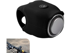 Bocina Eléctrica Para Bicicleta, Timbre De Silicona Elástica De 120 Db, Bocinas De Advertencia Impermeables Para Bicicleta (negra)