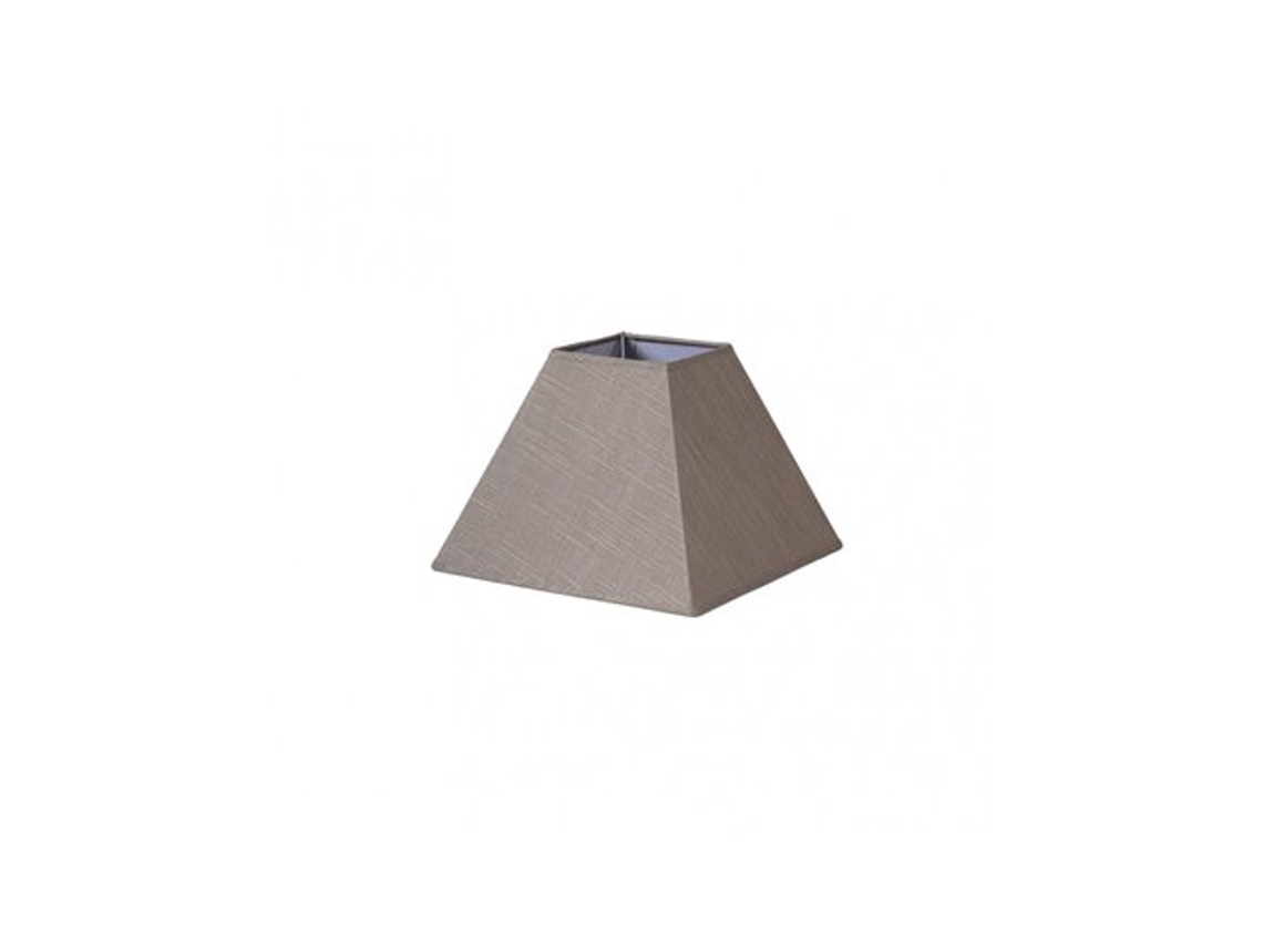 Pantalla Piramide Tenorio E27 Lino Gris 30dx13dx22h