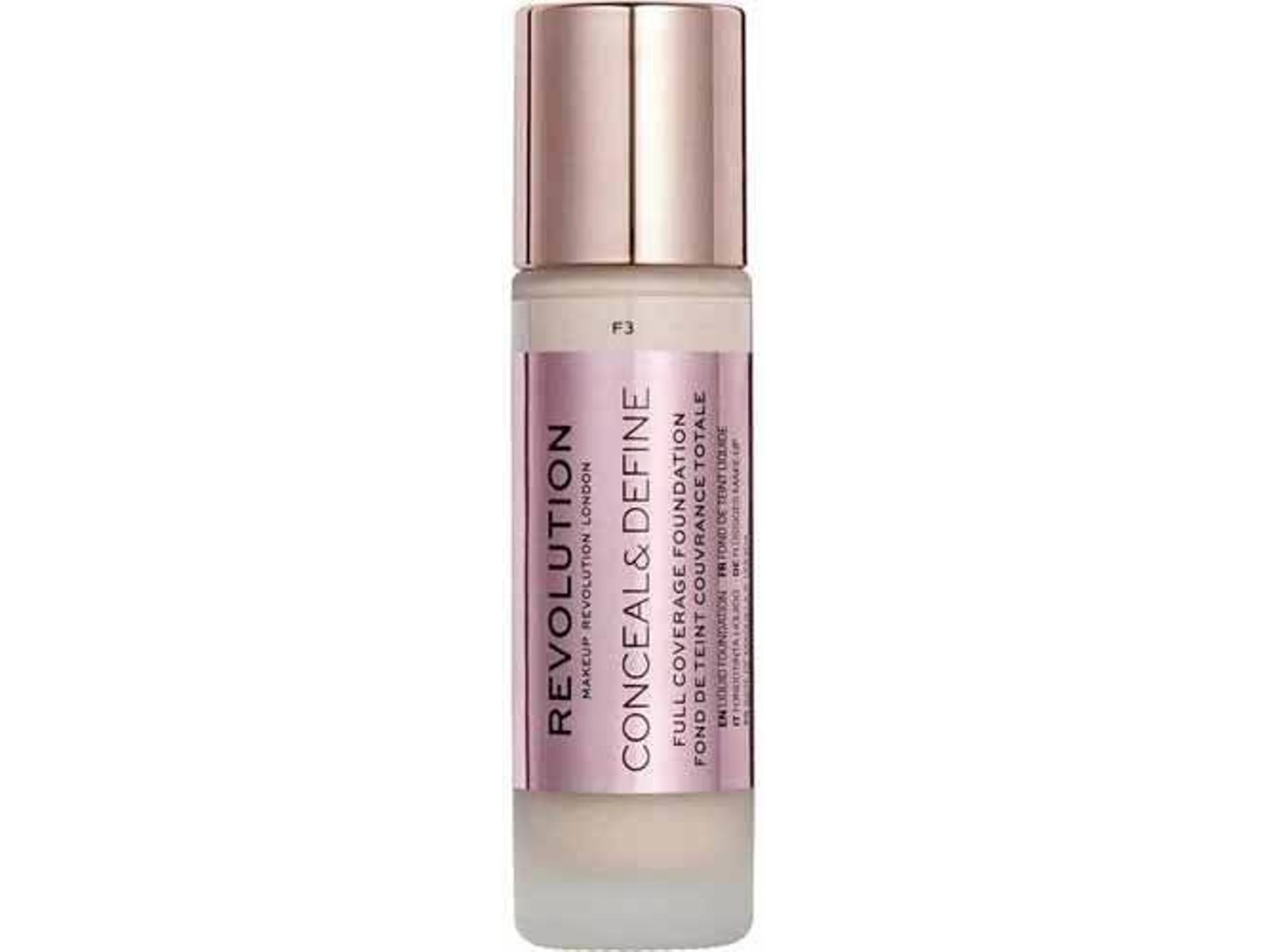 Base REVOLUTION UK Conceal & Define Base (23 ml - Tom F3)