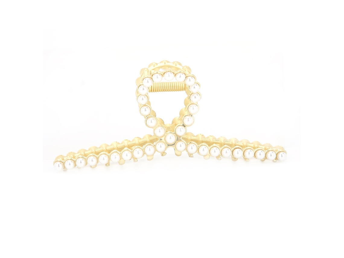 Pinza Para El Cabello Con Perlas Artificiales, Pinza Metálica Antideslizante, Accesorio Decorativo Para El Cabello.