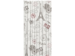 Cortina De Baño París Poliéster 220X200