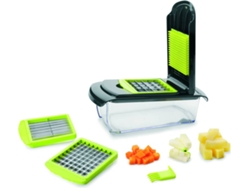 Juego 3 Cortadores + Limpiador IBILI Verduras Eléctrico (Plástico - 27x12x10 cm - 4 Und)