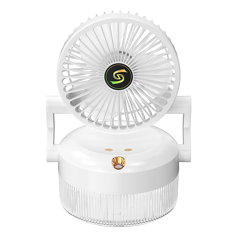 Enfriador De Aire De Escritorio Recargable De 800 Ml Con Humidificador (blanco)