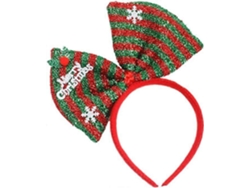 Tiara navideña, accesorios para el cabello, tiara con lazo colorido, artículos para fiestas navideñas, regalos Hengjian