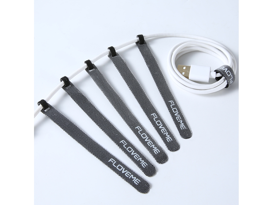 Enrollador De Cables De 140 Mm, Organizador De Cables Para Gestión De Cables De Auriculares Usb, 20 Unidades.