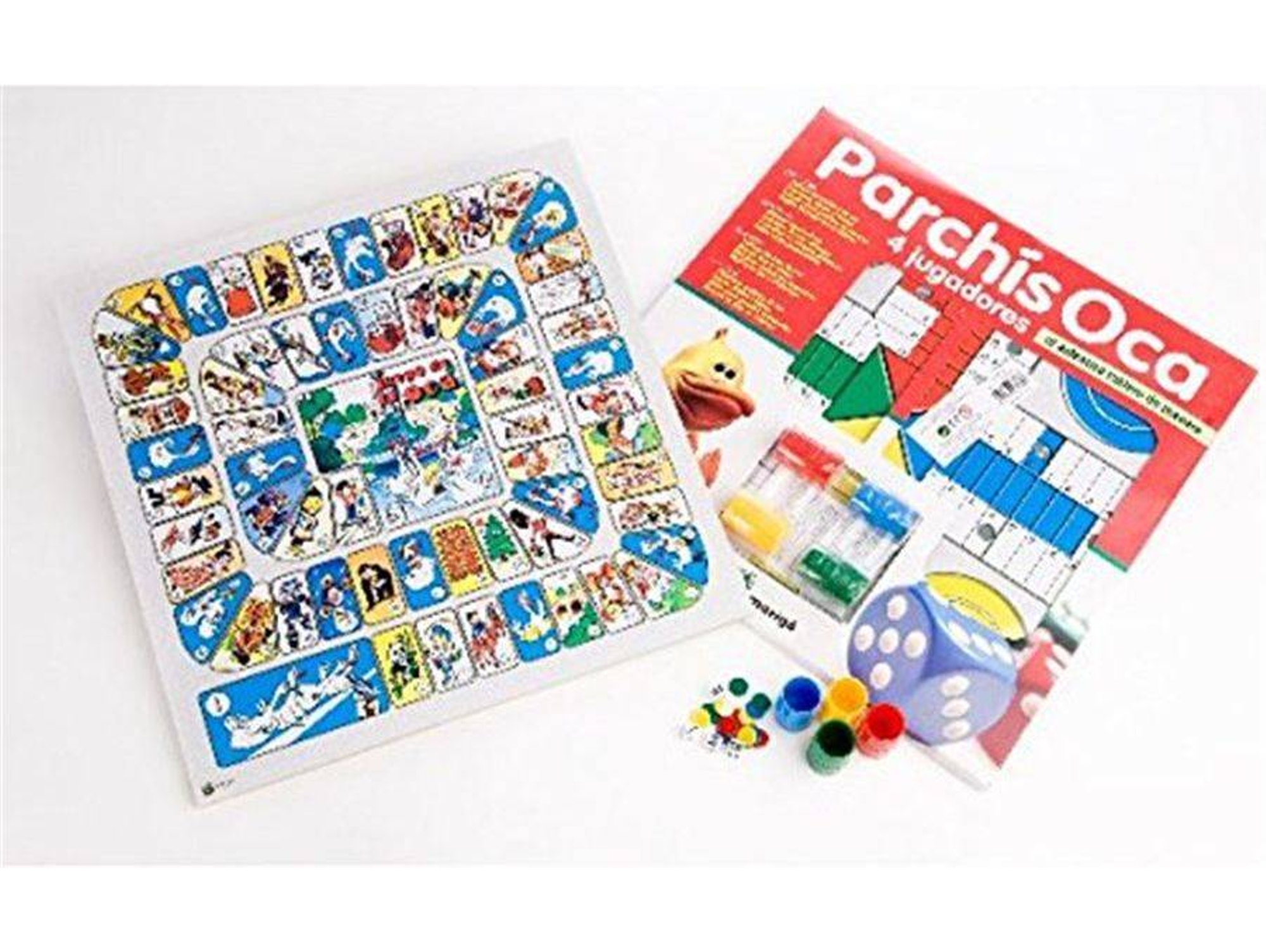 Juego de Mesa FALOMIR Parchis Oca De 40cm: Con Fichas