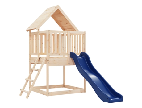 Parque Infantil De Exterior VIDAXL Marrón Madera
