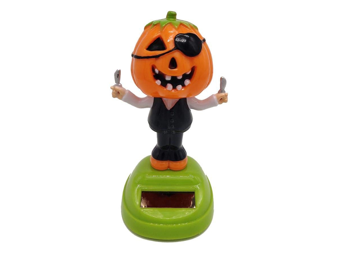 2026-decoración De Coche Calabaza Bailarina Solar Para Halloween Decoración De Coche Y Hogar