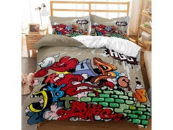 Juego Ropa Cama Funda Nórdica Almohada Juego 200x200 Cm 135 X 200 50 75 220 240