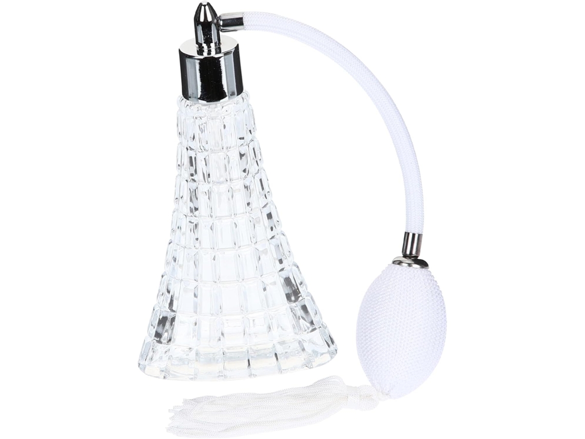 Frasco De Perfume Recarregável Com Bomba Spray, Vidro Transparente Para Tônico.