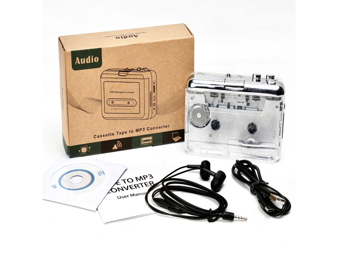 Reproductor De Casetes Ton010 Grabadora De Cintas Portátil