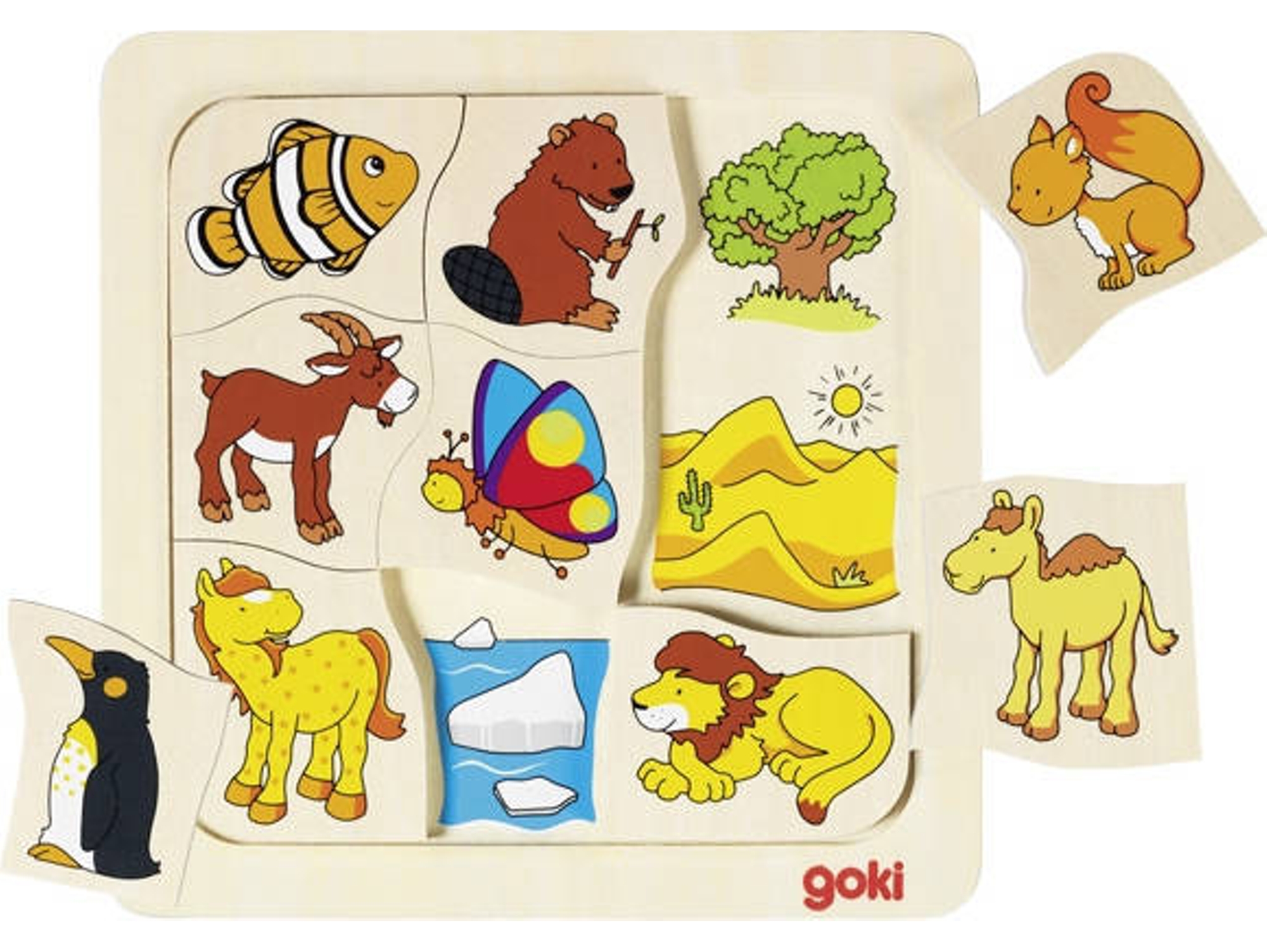 Puzzle GOKI 56725 (9 Piezas)