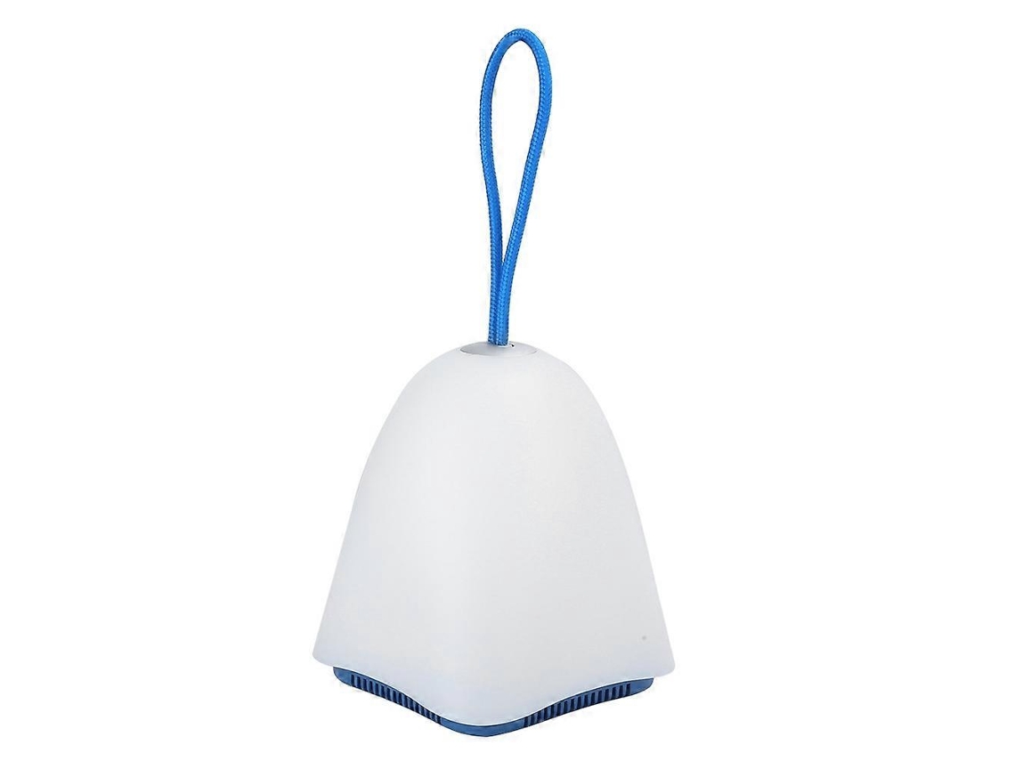 Altavoz Bluetooth inalámbrico con control táctil, luz nocturna LED de 8 colores, altavoz inteligente, azul Chennnls