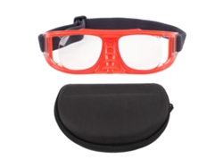 Gafas Deportivas De Seguridad Antideslizantes Para Baloncesto Running Ciclismo Con Lentes Antiespejo Y Correa Ajustable Rojo