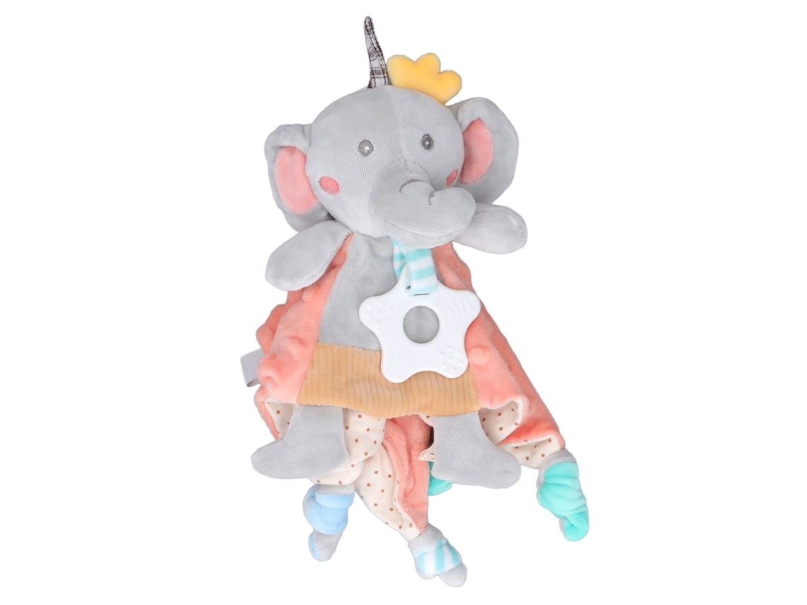 Suave Manta De Seguridad Para Bebés, Chupete De Elefante, Juguete Táctil Para La Dentición, Relajante.