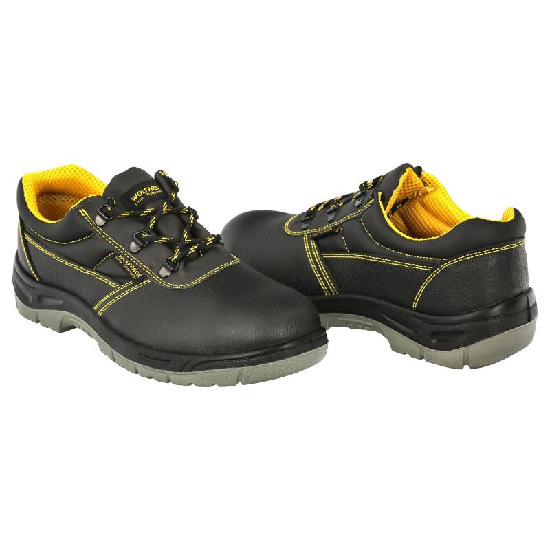 Zapatos seguridad s3 piel negra wolfpack  n  41 vestuario laboral,calzado seguridad, botas trabajo. (par)