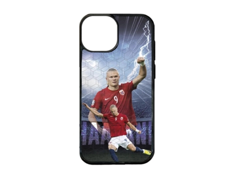 Funda Móvil Oficial Norges Fotballforbund para iPhone 15 PHONECASES3D Piel Sintética Negro