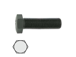 Tornillo cabeza hexagonal din 933 calida largo 40mm metrica m-6