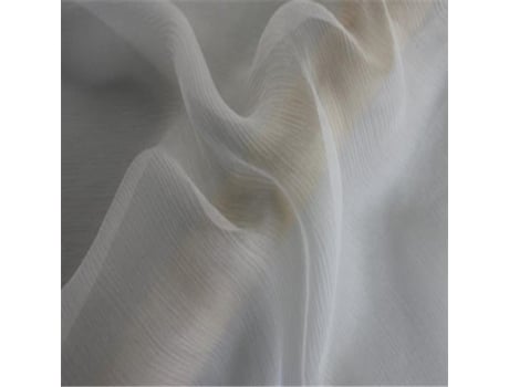 Telas De Gasa De Seda 100% Pura Para Bufanda (Blanco Natural - 1M - 140 Cm)